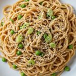 Creamy Tahini Garlic Sesame Noodles