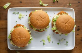 Healthy McChicken Copycat Burger
