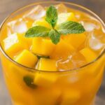 Honey Sweetened Mango Iced Tea