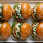 Juicy White Cheddar Chicken Burgers