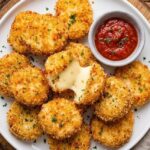 Melty Panko Crusted Cheese Bites