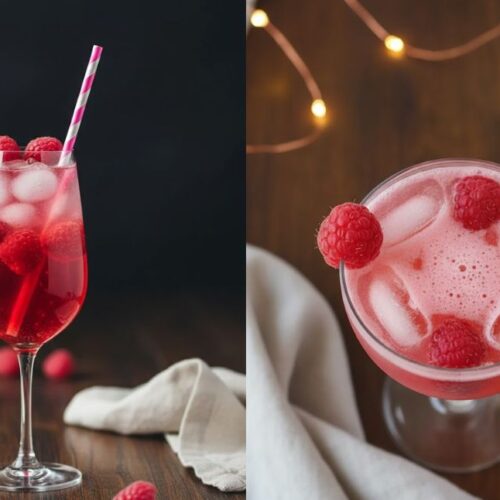 The Raspberry Kiss Cocktail - Foodie unlocked