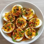 The Ultimate Spicy Deviled Eggs