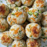 Wholesome Cheesy Vegetable Rice Balls