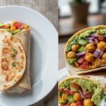 Zesty Spicy Chickpea Avocado Wrap