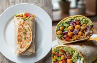Zesty Spicy Chickpea Avocado Wrap