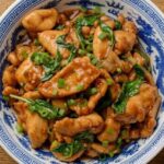 Chili Basil Chicken with the Velvet Technique