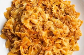 Creamy Tomato Beef Pasta