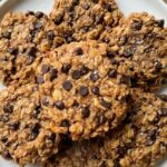 Healthy Salted Peanut Butter & Banana Oat Cookies