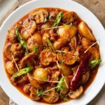Mushroom Do Pyaza curry