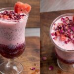 Pink Rose & Watermelon Milk Cooler