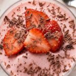 Skinny Strawberry Cloud Cheesecake
