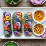 Flowering Petal Spring Rolls