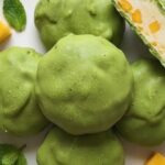 Mango Matcha White Chocolate Frozen Yogurt Clusters