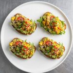 Mango Salsa, Crispy Feta Avocado Toast
