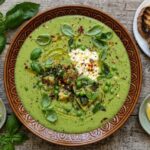 Pea, Leek, and Zucchini Soup The Silky, Protein Packed Green Soup