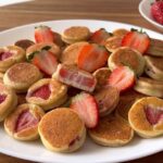 Strawberry Pancake Bites