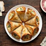 Homemade Lavash Meat Cones