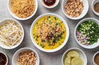 Khao Suey The Burmese Chickpea Flour Noodle Soup
