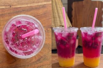 Mango Dragon Fruit Lemonade Refresher