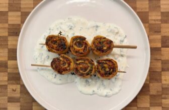 Spiced Meat Rolls Wrapped