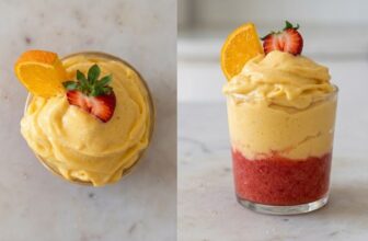 Tropical Fruit Nicecream Smoothie Bowls