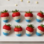 Patriotic Chocolate Covered Strawberries