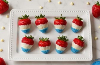 Patriotic Chocolate Covered Strawberries