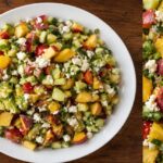 Peach and Cucumber Salad