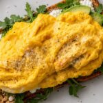 Simple Avocado Toast with Cottage Cheese & Eggs