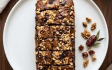An Ultra Moist Date & Walnut Cake (No Oven Required!)