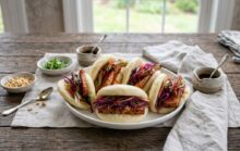 BBQ Glazed Tofu Steak Bao Sliders The Plant-Based Party Bite
