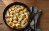 Creamy Garlic Sauce Baby Potatoes