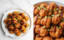Crispy BBQ Beer Battered Cauliflower Nuggets