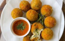 Crispy Potato & Mozzarella Cheese Balls
