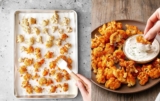 Crispy Roasted Buffalo Cauliflower