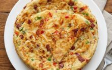 Fluffy Cheesy Sausage & Veggie Savory Flatbreads