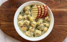 Golden Saffron Chia Pudding Breakfast Bowl The No Oat, Make Ahead Morning Jar