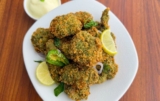 Green Chicken Popcorn The Crispy Herb Packed, Panko Coated Bite Sized Chicken