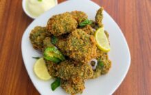 Green Chicken Popcorn The Crispy Herb Packed, Panko Coated Bite Sized Chicken