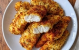 High Protein Crispy Parmesan Chicken Tenders