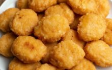Homemade Golden Copycat Chicken Nuggets