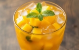 Honey Sweetened Mango Iced Tea