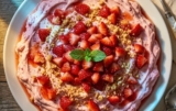 Luscious Strawberry Cream Dessert