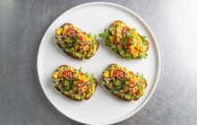 Avocado Toast Like Never Before The Layered, Mango Salsa, Crispy Feta Avocado Toast