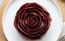 Master the Art of the Red Velvet Rose Crepe Cake