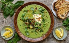 Pea, Leek, and Zucchini Soup The Silky, Protein Packed Green Soup
