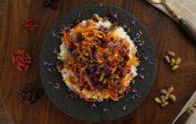 Persian Jeweled Rice The Stunning Saffron, Pistachio, and Dried Fruit Rice