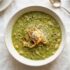 Pea, Leek, and Zucchini Soup The Silky, Protein Packed Green Soup