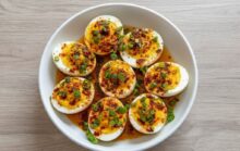 Protein Snack: The Ultimate Spicy Deviled Eggs